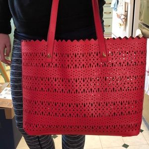 Stella and Dot Coral Tote